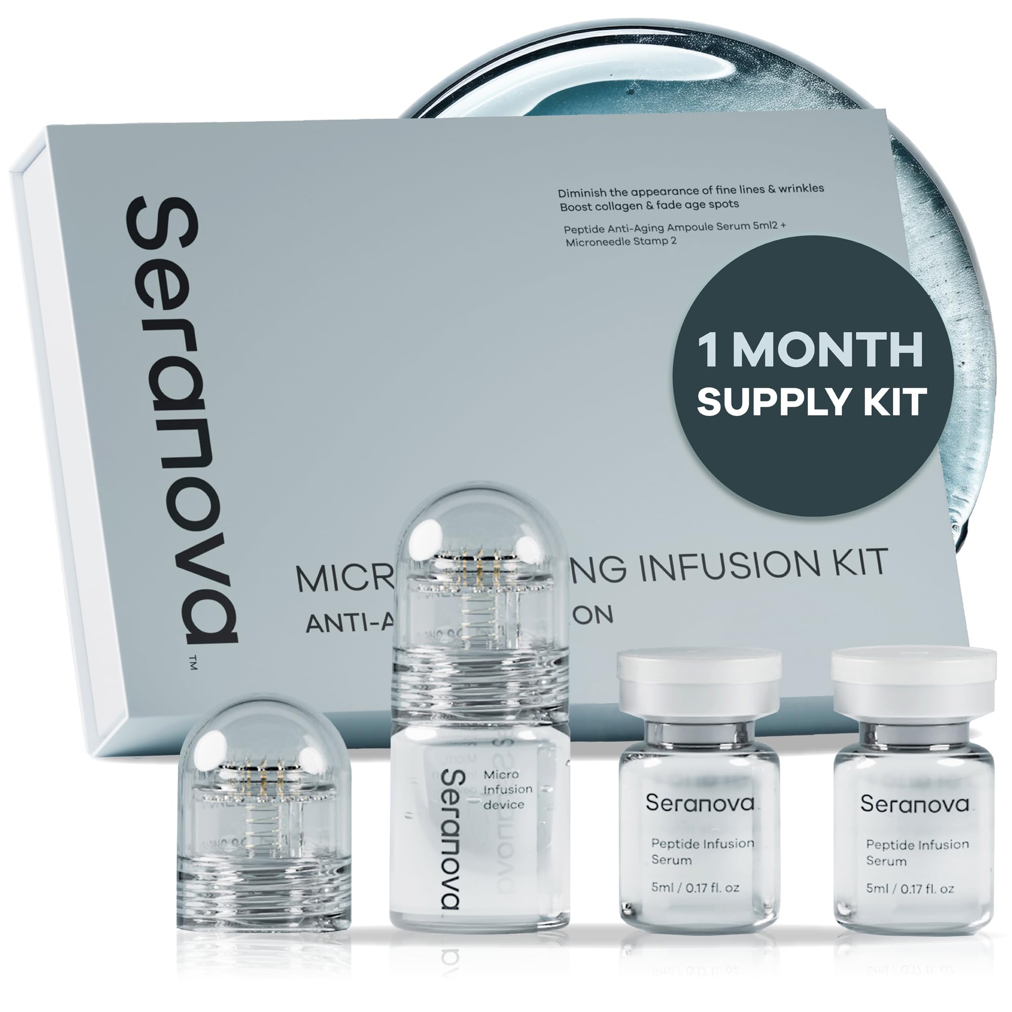Seranova Micro Infusion Facial Kit – Hydrating Serum & Gentle Skin Care System